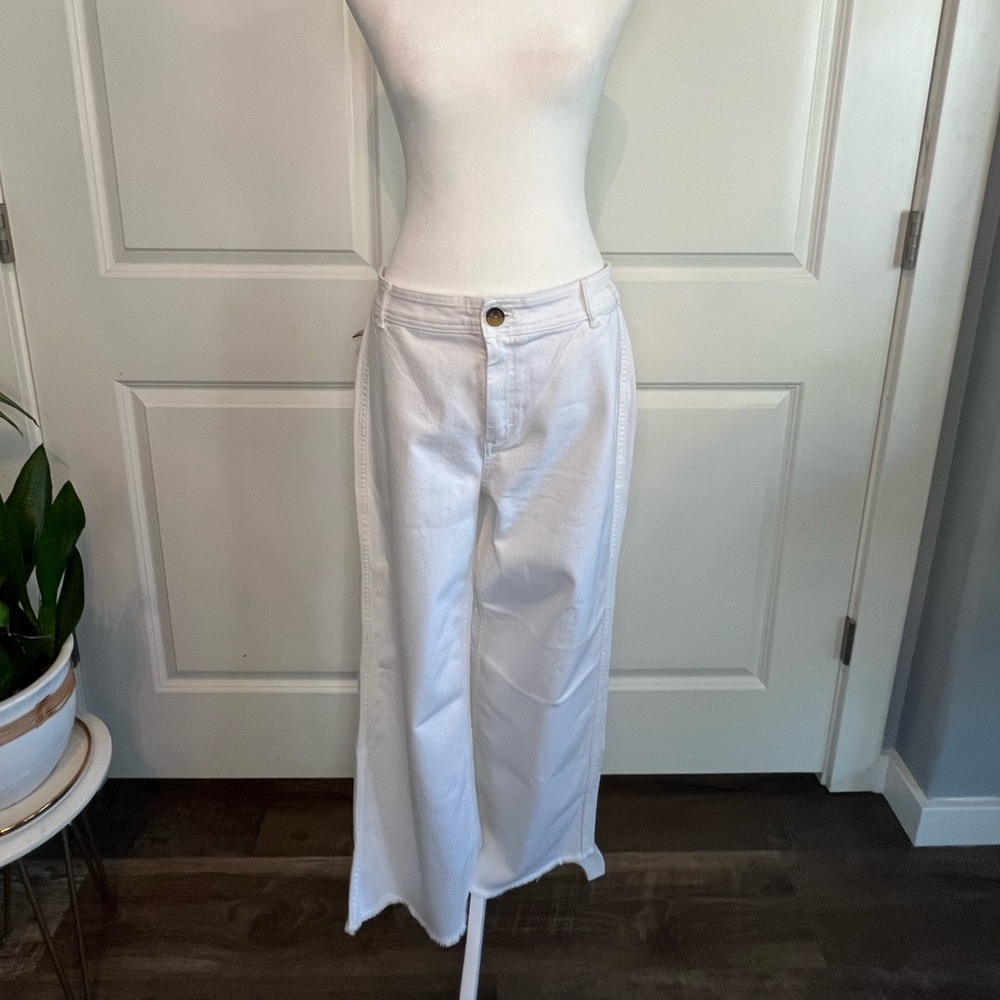 Women's Vineyard Vines Mariner Crop White Jeans Sz 29 NWT